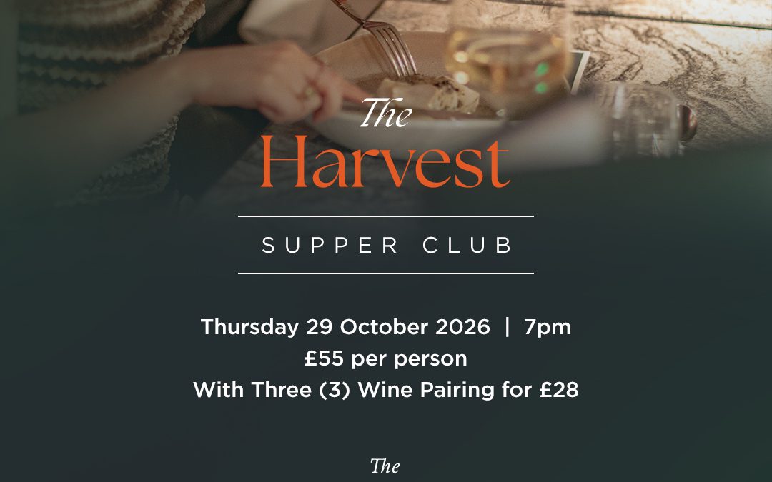 The Harvest Supper Club at The Folio Bar & Kitchen Cambridge, Thursday 29 October 2026